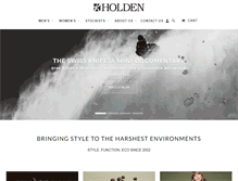 Tablet Screenshot of holdenouterwear.com